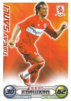 Tuncay Sanli Middlesbrough 2008/09 Topps Match Attax #213